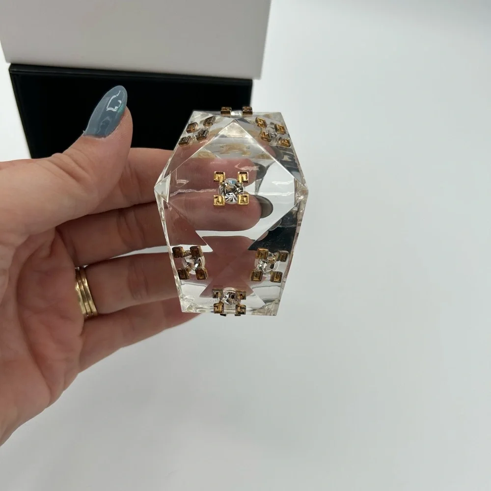 Givenchy - 4G Plumetis Embellished Cuff Bracelet - Picture 4 of 9